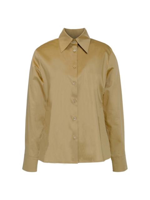 Octavia Stretch-Cotton Top green