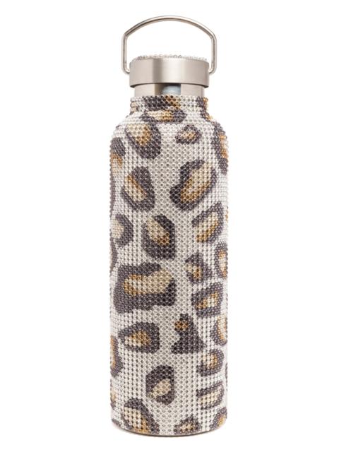 CHEETAH RHINESTONE WATER BOTTLE