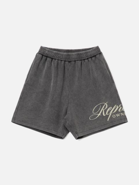 REPRESENT OWNERS CLUB SCRIPT MESH SHORTS