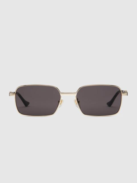 Rectangular-frame sunglasses
