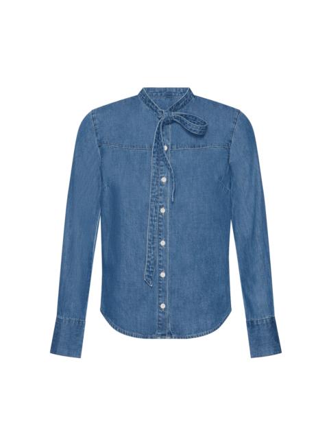 GABBY DENIM BUTTON-DOWN SHIRT