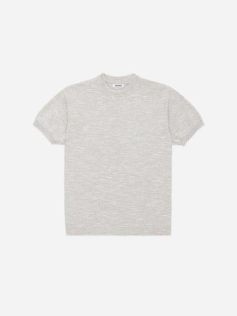 Knit T-Shirt - Natural Marled Yarn