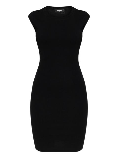 short-sleeved bodycon mini day dress