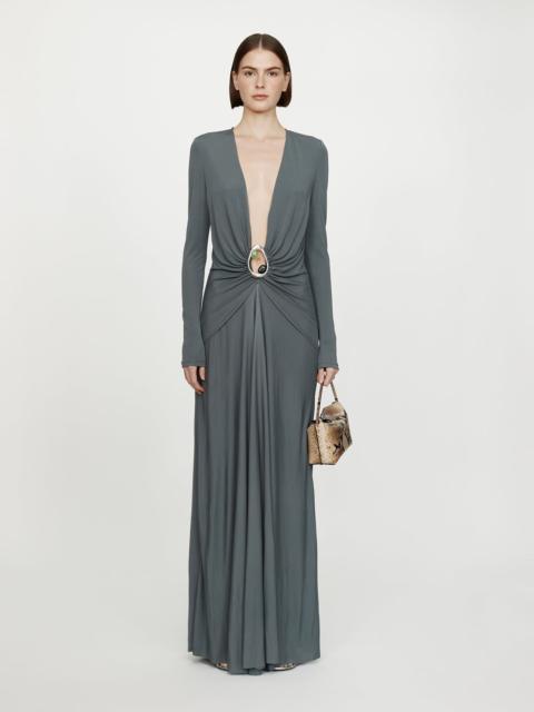 Orica Crystal Ruched L/S Dress