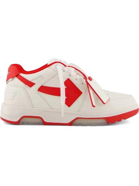OFF-WHITE Out Of Office "OOO" Low Tops White Red (2024)