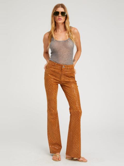 SUEDE 5 POCKET MICRO FLARE