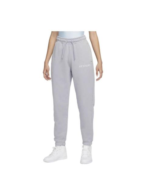 (WMNS) Air Jordan Wordmark Sweatpants Light Steel 'Grey' DQ4652-054