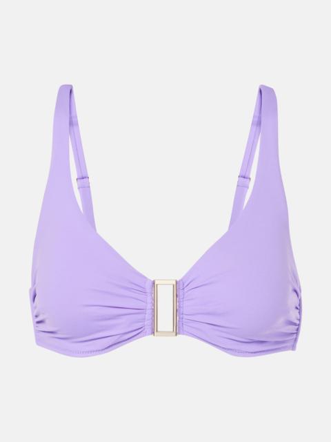 Bel Air ring-detail bikini top