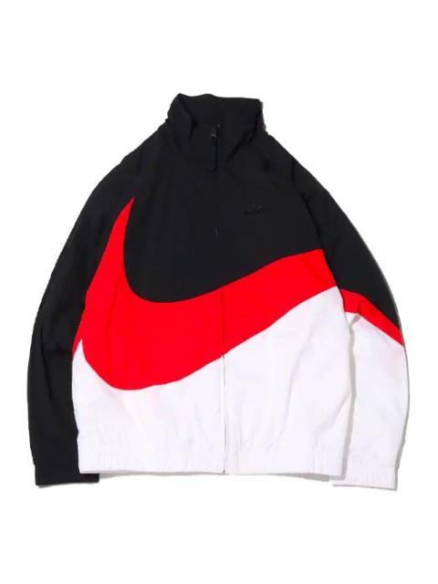 Nike MENS Sportswear Multicolor Large Logo Tat Stand Collar Jacket Black AR3133-011