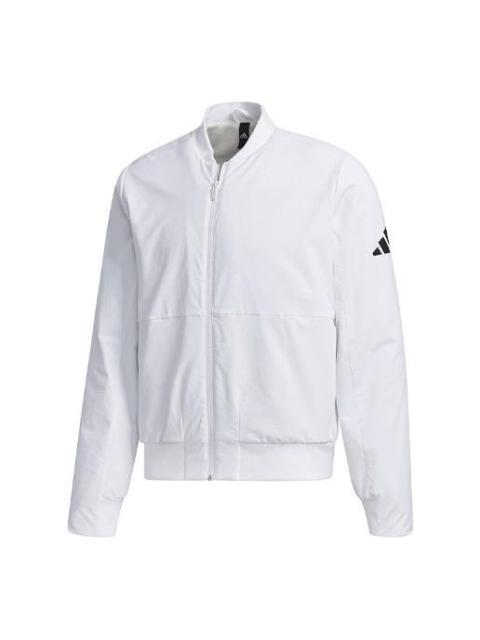 adidas aviator Sports Fleece Lined Jacket White FM9416