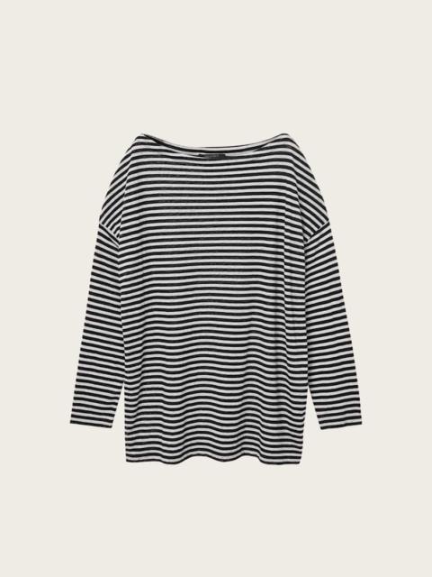 RITA RELAXED FIT STRIPED T-SHIRT