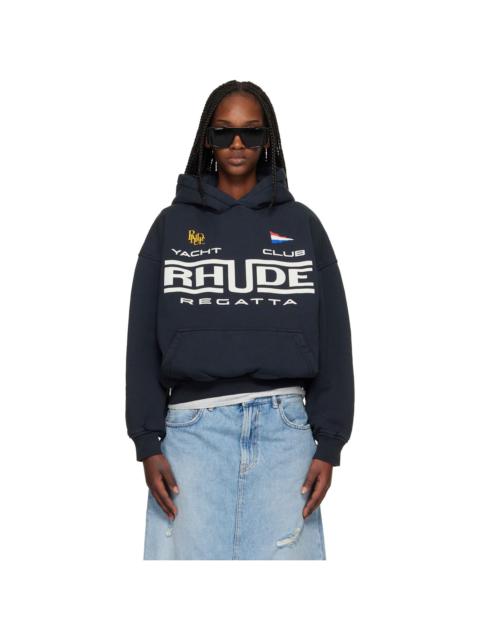 Black 'Rhude Regatta Yacht Club' Hoodie