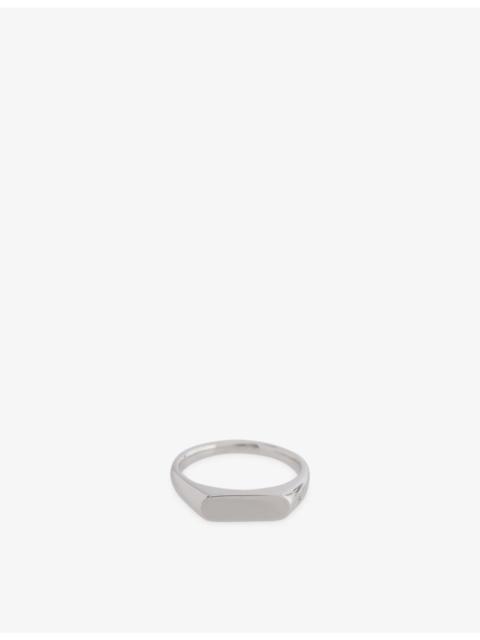 Umi Band White Rhodium-Plated Sterling Silver Ring