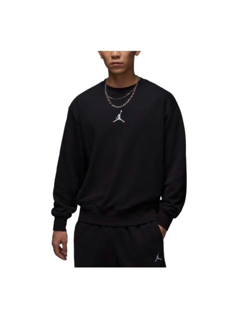 Air Jordan Brooklyn Fleece Crewneck Sweatshirt Asia Sizing 'Black' HV1751-010