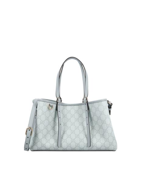 monogram-print shoulder bag