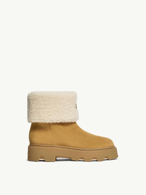 Aurea Mid Suede & Shearling Boots