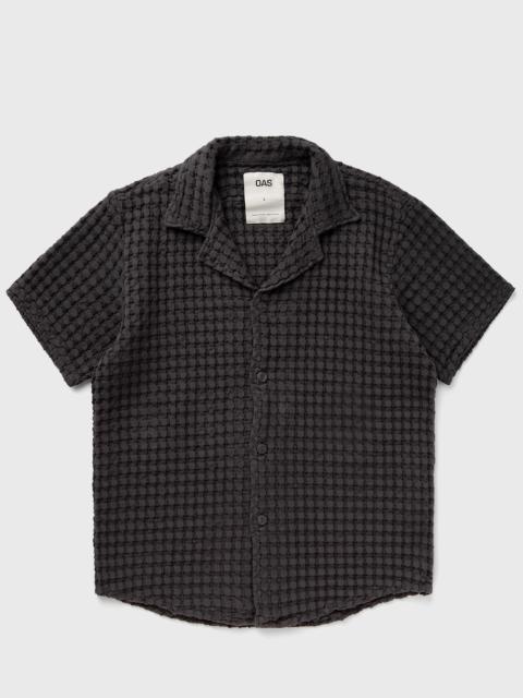Nearly Black Cuba Waffle Shirt