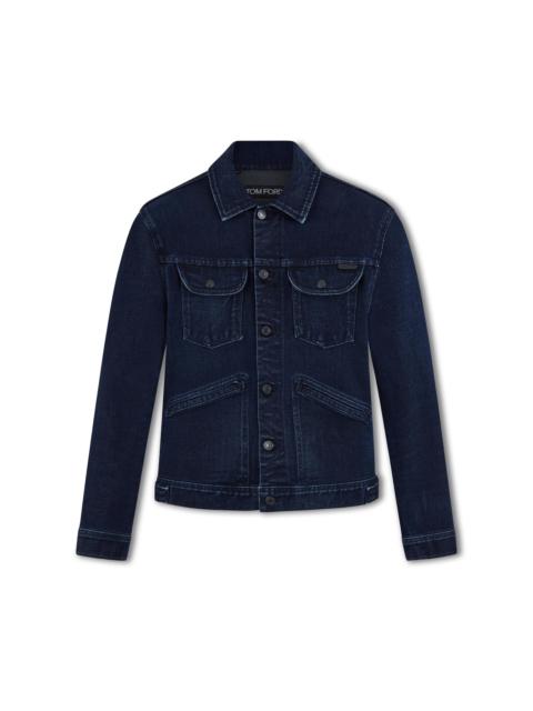 TOM FORD JAPANESE SELVEDGE DENIM JACKET - TFD116-BYJ31#B99IND