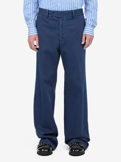 LONG STRAIGHT LEG TROUSERS