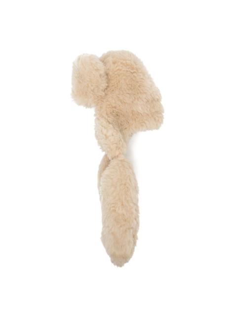 faux-fur trapper hat