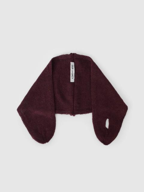 Miniature Scarf Cabernet Cyclone Linen