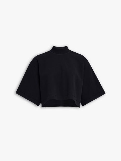 KNITTED CROPPED T-SHIRT