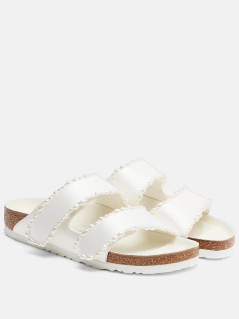 Arizona embellished satin sandals