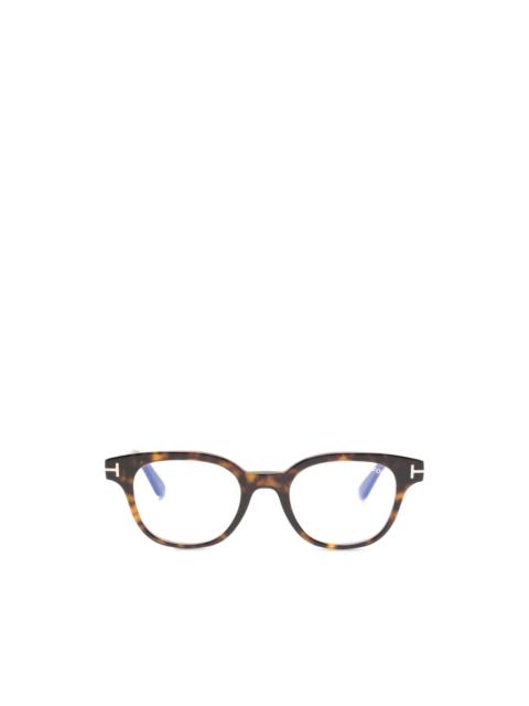 geometric frame glasses