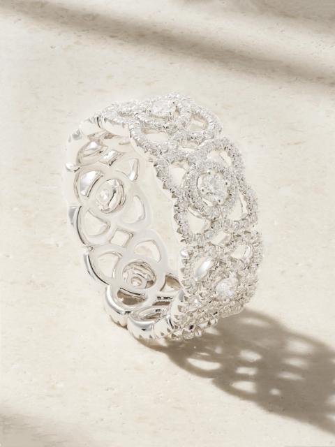 Enchanted Lotus 18-karat White Gold Diamond Ring