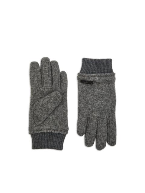 Kalspar ribbed-cuff gloves