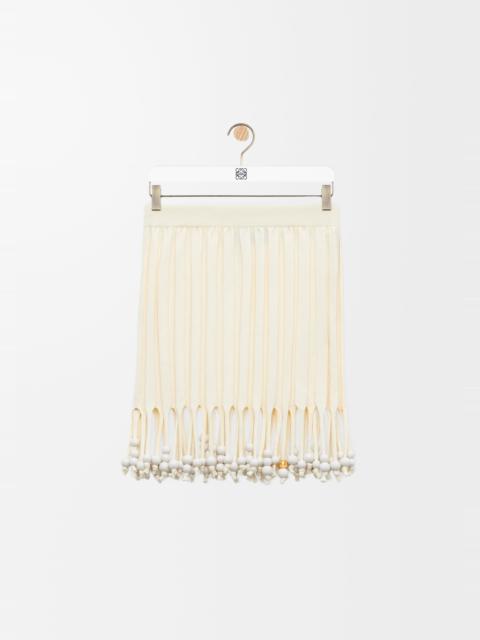 Mini skirt in cotton