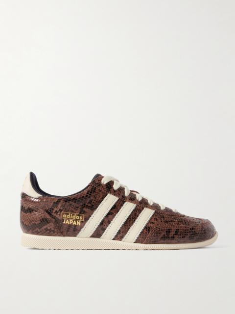 Japan Snake-effect Leather Sneakers