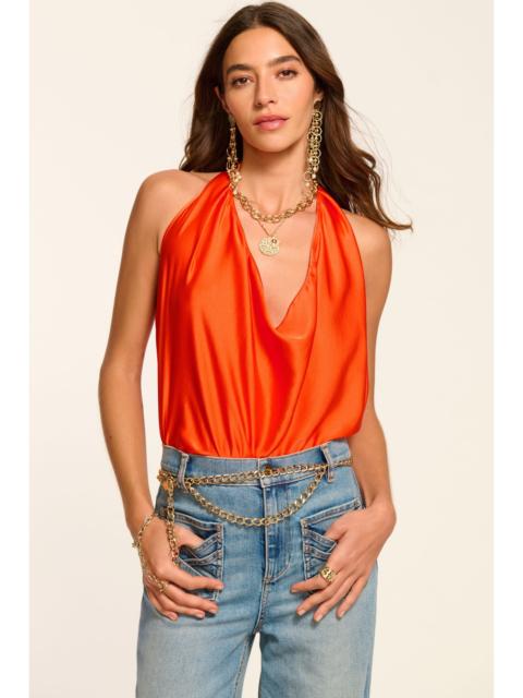 Harriet Silk Halter Tank Top