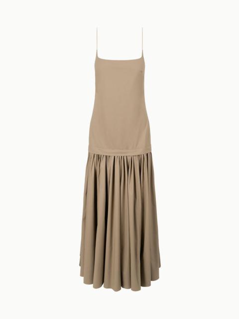 STAUD ARI DRESS TAUPE
