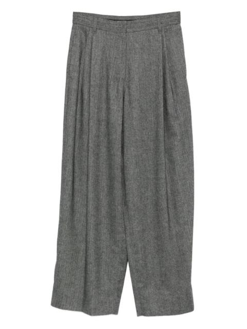 pleated trousers