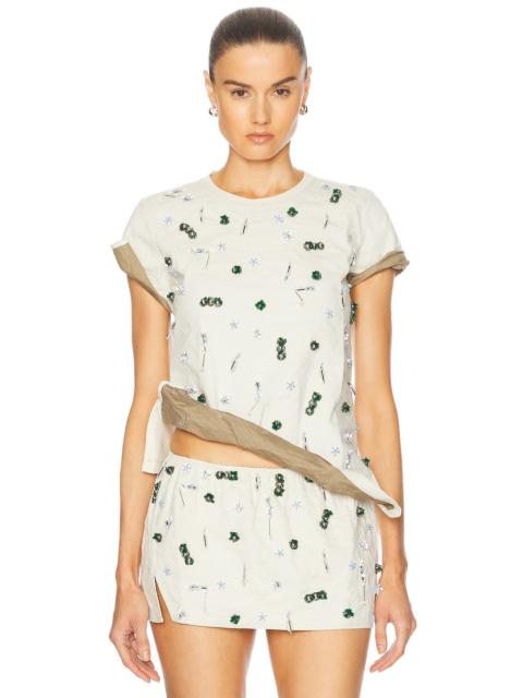 Embla Beaded Crushed Tee