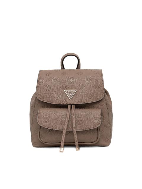embossed triangle backpack