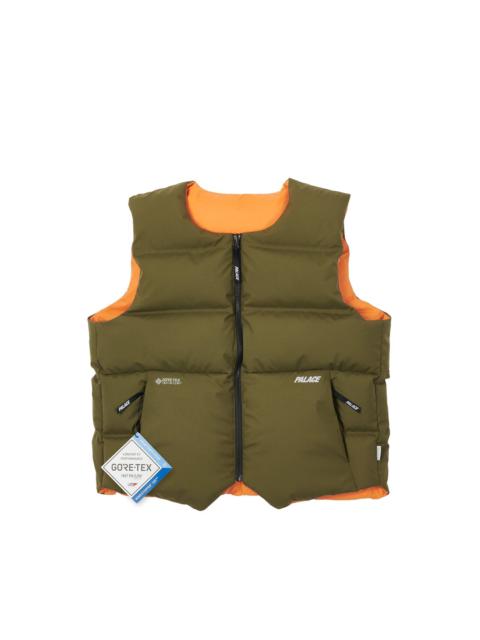 GORE-TEX INFINIUM REVERSO DOWN VEST OLIVE / ORANGE
