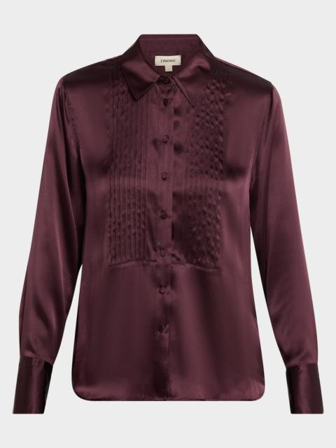 Divya Pintuck Tux Shirt