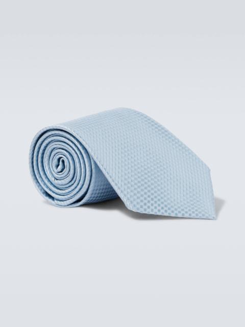 Silk twill tie
