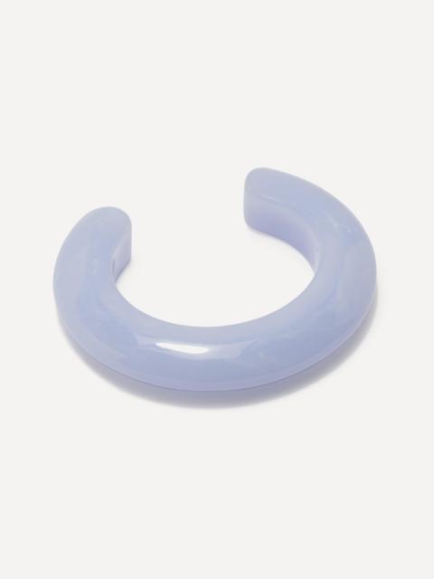 Marbled Blue Lace Ridge Cuff Bracelet