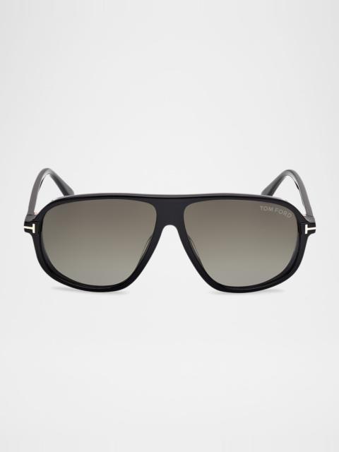 Men's Guillaume Acetate Aviator Sunglasses