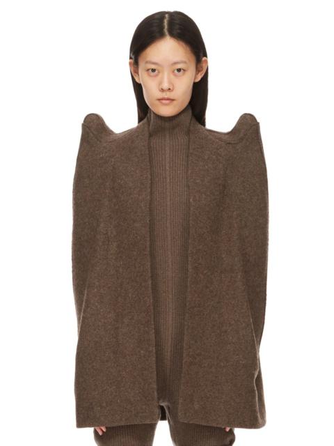 Wool-felt cape