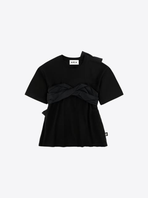 TAFFETA KNOT T-SHIRT