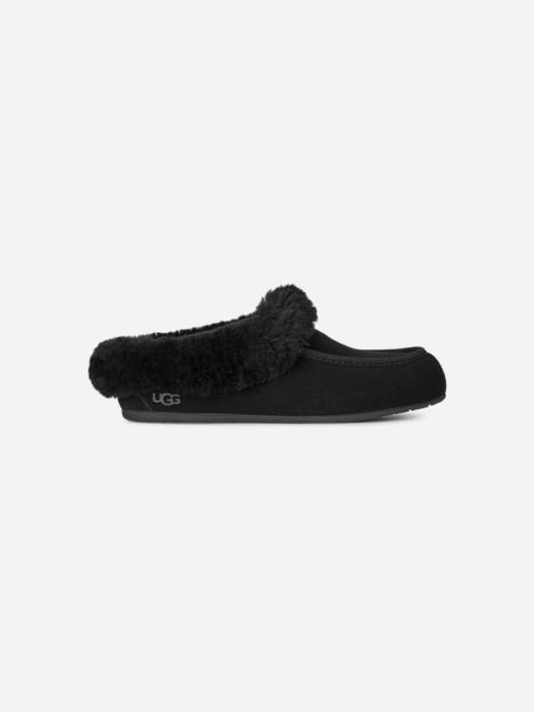 ® Women's Ansley Mule Sheepskin Slippers in Black