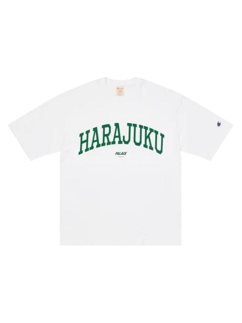 Palace Champion Shop Harajuku T-shirt Tokyo White