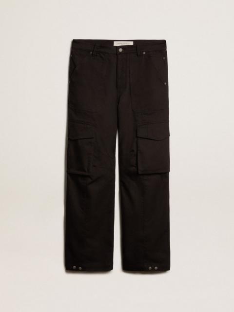 Black cargo pants
