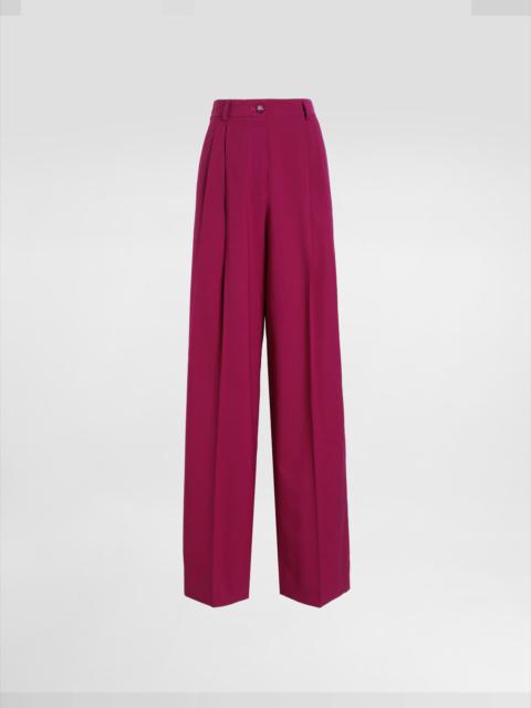 Woolen palazzo pants