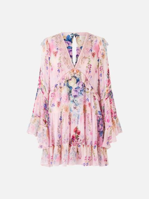 TIERED SWING MINI DRESS