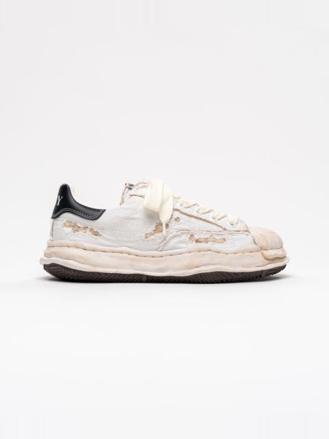 "BLAKEY" OG Sole Ripped Overdye Canvas Low-top Sneaker
